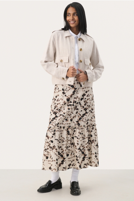 Part Two beige dames jas | Model