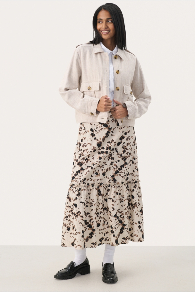 Part Two beige dames jas | Model