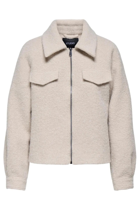 Only beige dames jas | Vooraanzicht