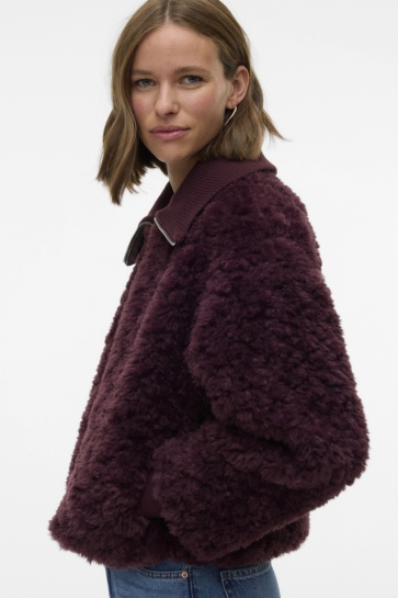 Vero Moda Jas VMELLA SHORT JACKET 10336488 WINETASTING