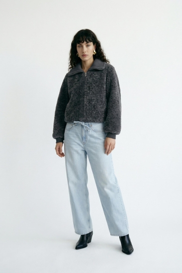 Vero Moda vmella short jacket Grijs