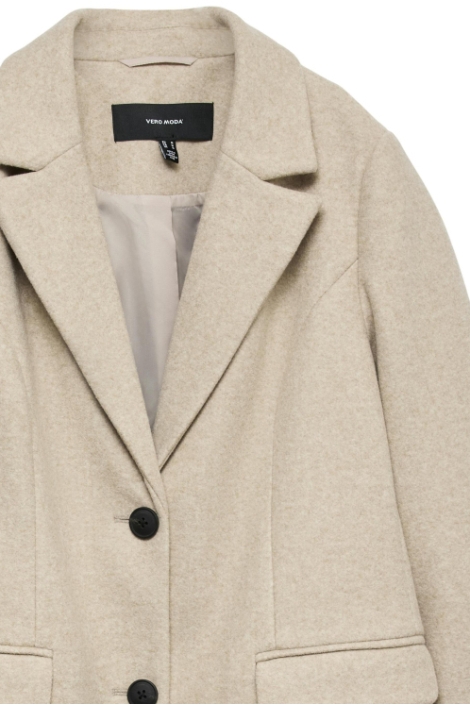 Vero Moda zand dames jas | Close up