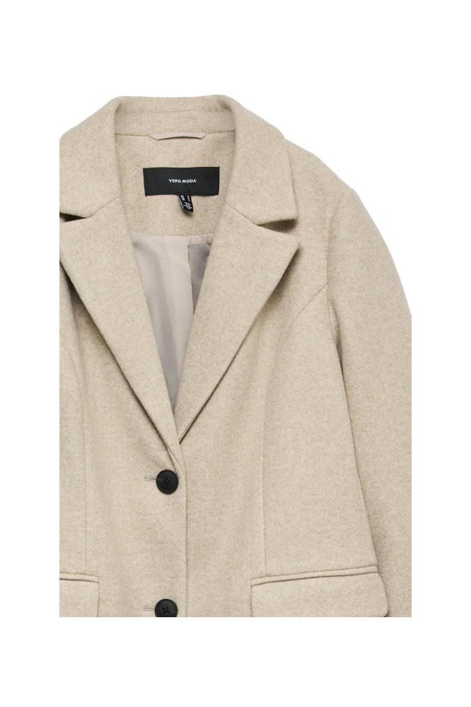 Vero Moda zand dames jas | Close up
