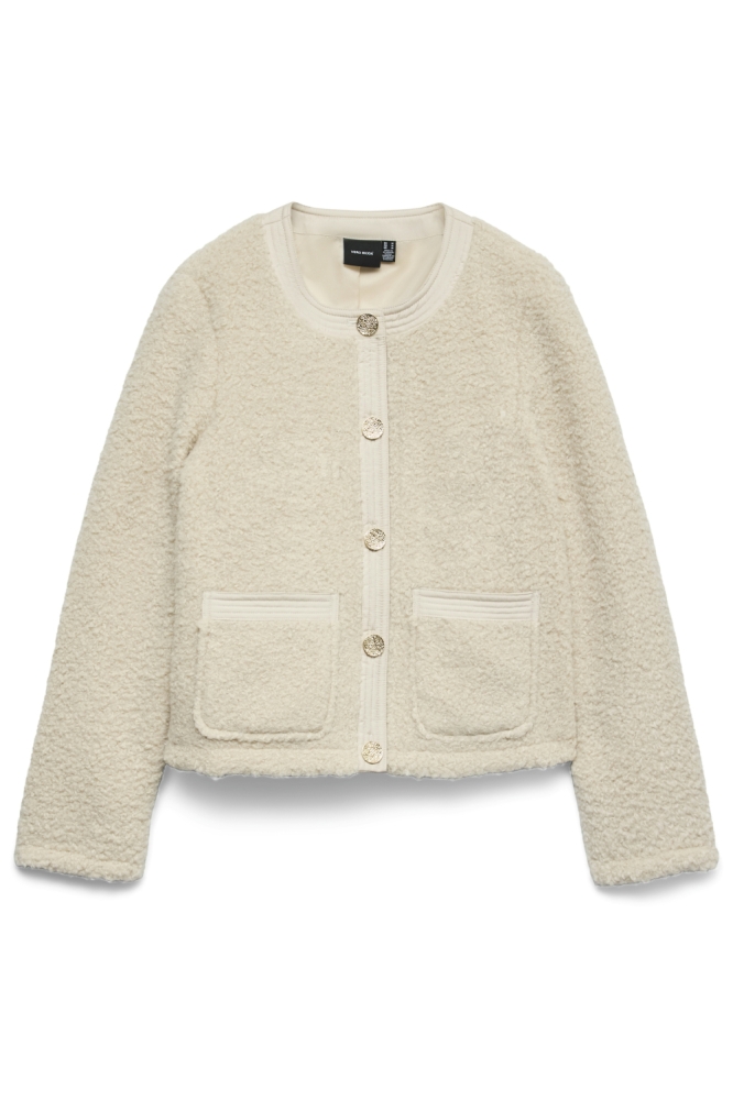 Vero Moda beige dames vest | Vooraanzicht