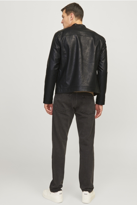 JJ Rebel zwarte heren jas | Model