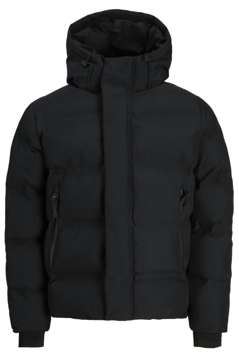 Jack & Jones zwarte heren jas | Vooraanzicht