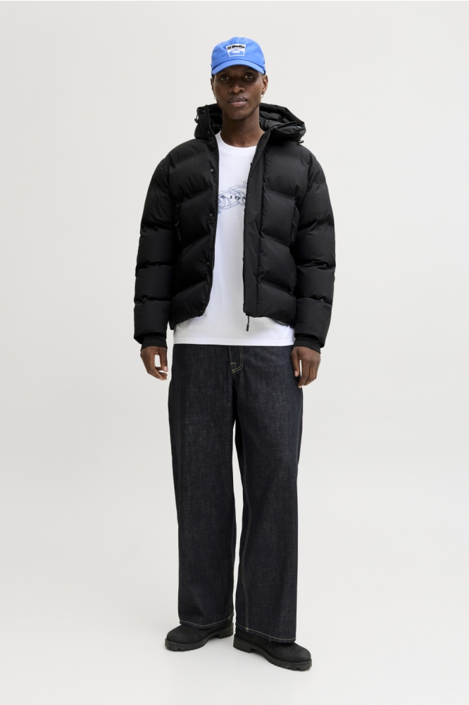 Jack & Jones zwarte heren jas | Model