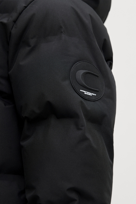 Jack & Jones zwarte heren jas | Kleurstaal