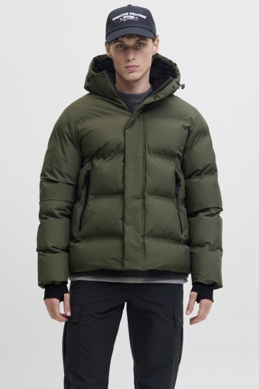 Jack & Jones Jas JCOFUSION PUFFER JACKET 12285919 Grape Leaf