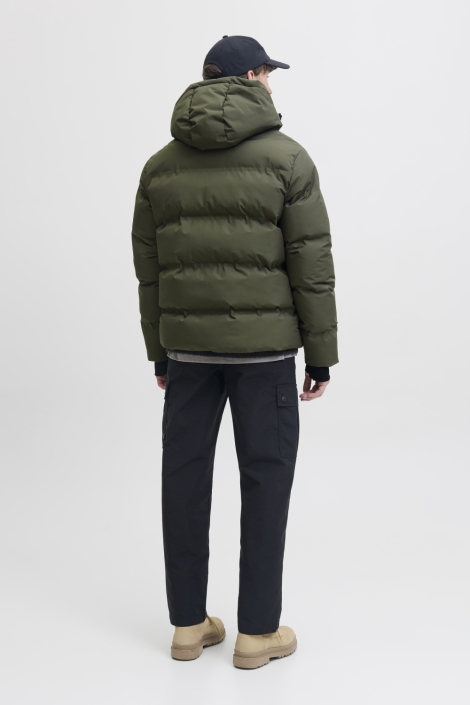 Jack & Jones groene heren jas | Model