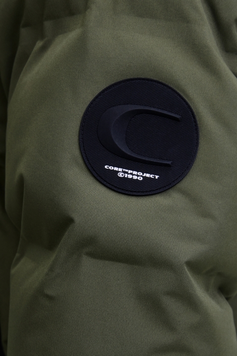 Jack & Jones groene heren jas | Kleurstaal