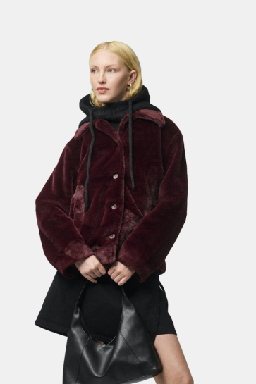 Pieces Jas PCROBYN JACKET 17153567 TAWNY PORT