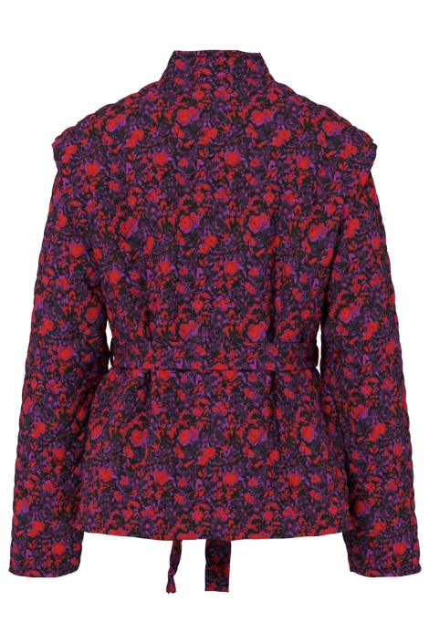 Pieces zwarte dames jas | Achteraanzicht