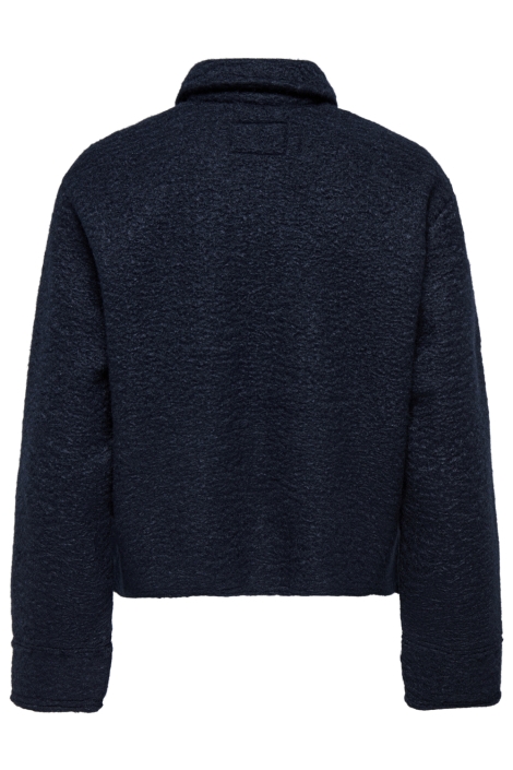 Only blauwe dames jas | Achteraanzicht