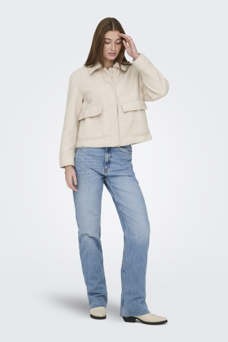 Only beige dames jas | Model