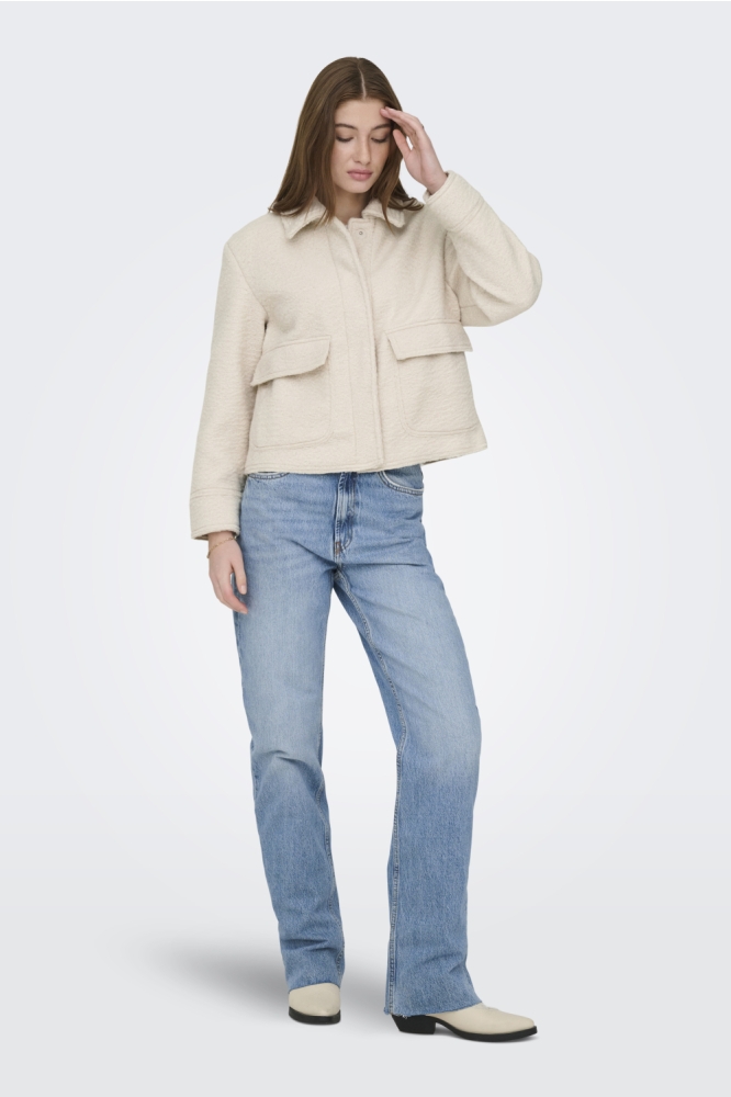 Only beige dames jas | Model