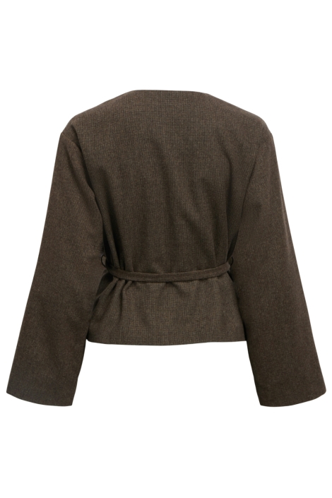 Object bruine dames blazer | Achteraanzicht