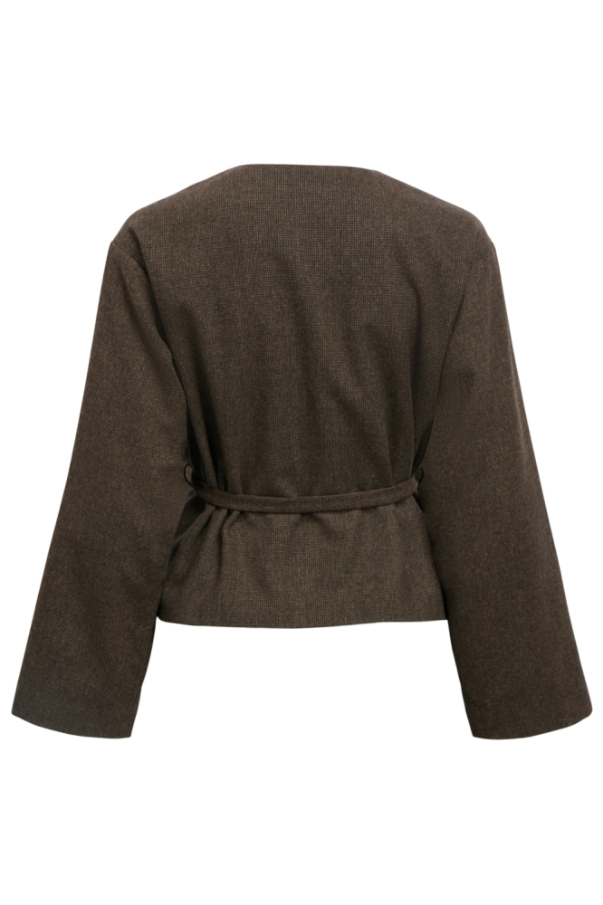 Object bruine dames blazer | Achteraanzicht