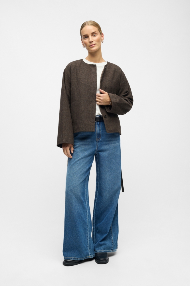 Object bruine dames blazer | Model
