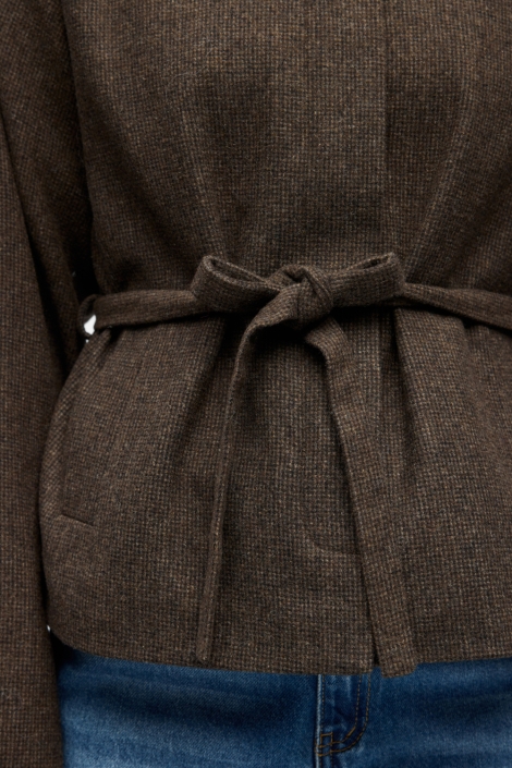 Object bruine dames blazer | Kleurstaal