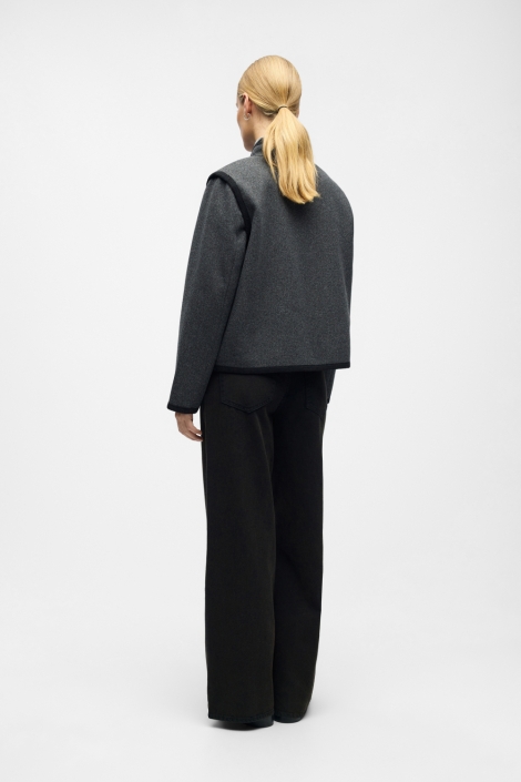 Object grijze dames blazer | Model