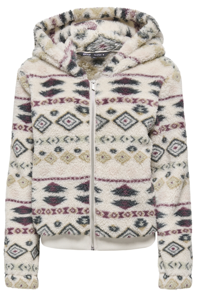 Only beige dames vest | Vooraanzicht