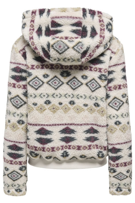 Only beige dames vest | Achteraanzicht