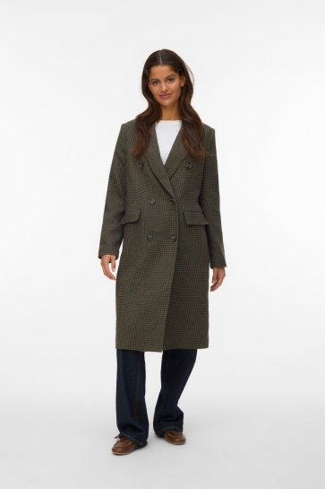 Vero Moda Jas VMBRISTOL LONG COAT GA 10333592 GRAPE LEAF