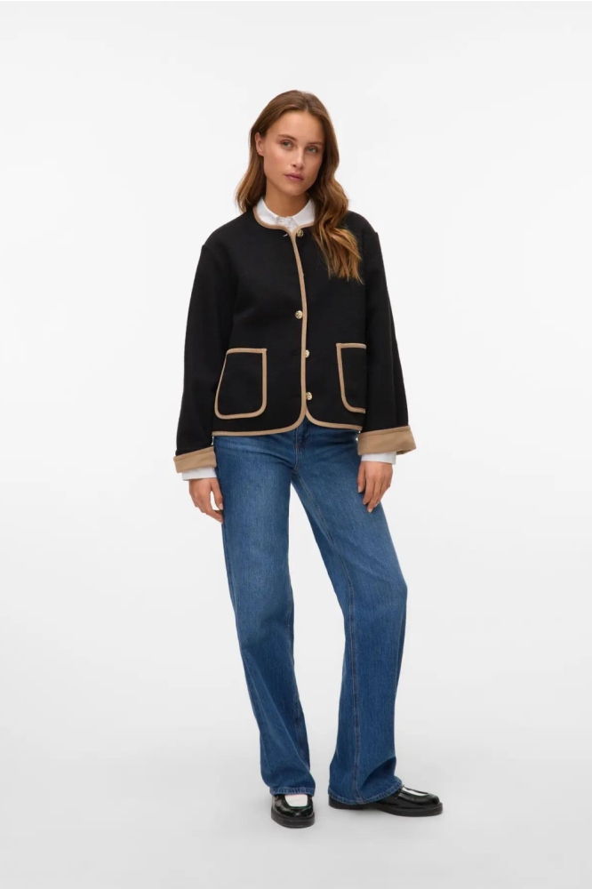Vero Moda zwarte dames jas | Model