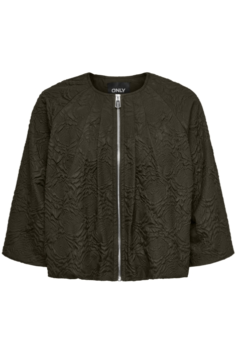Only bruine dames jas | Vooraanzicht