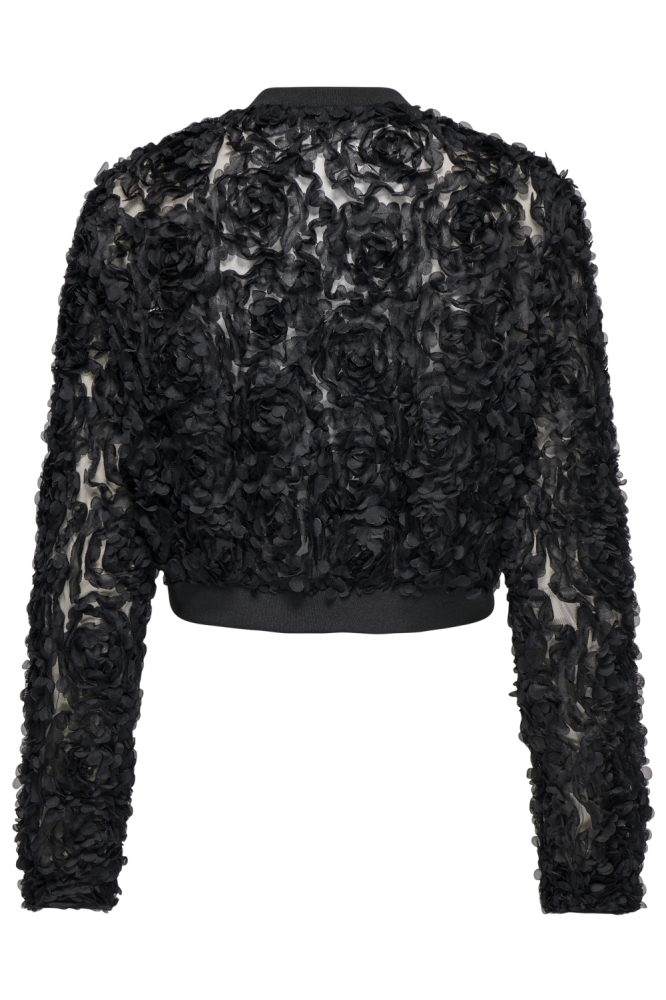 Only zwarte dames jas | Achteraanzicht