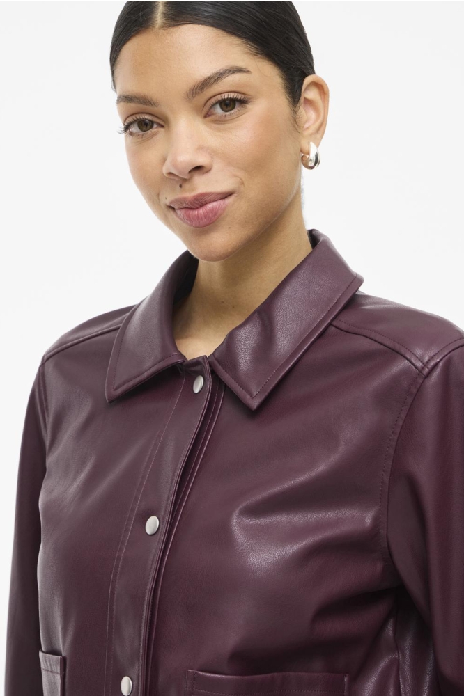 Vila bordeaux dames jas | Model