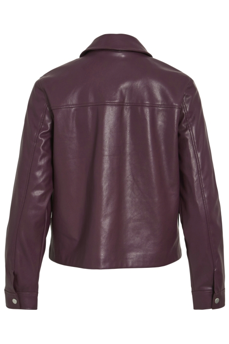 Vila bordeaux dames jas | Achteraanzicht