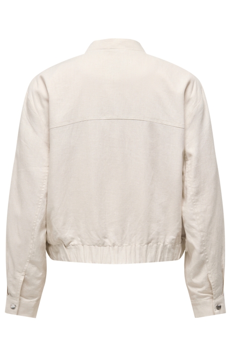 Jacqueline de Yong beige dames jas | Achteraanzicht