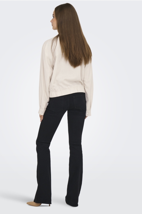 Jacqueline de Yong beige dames jas | Model