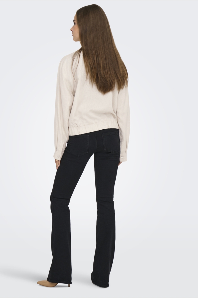 Jacqueline de Yong beige dames jas | Model