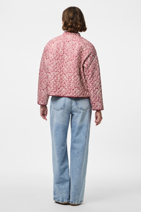 Pieces roze dames jas | Model