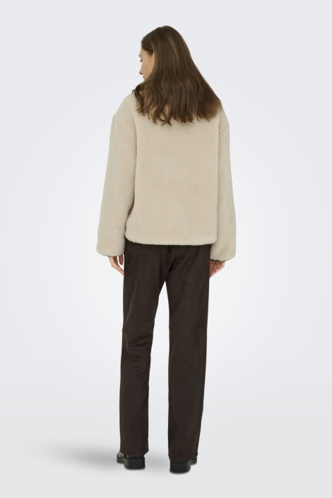 Jacqueline de Yong beige dames jas | Model