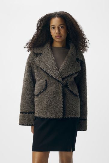 Object OBJSHIREN JACKET NOOS 23042501 MOREL/BLACK