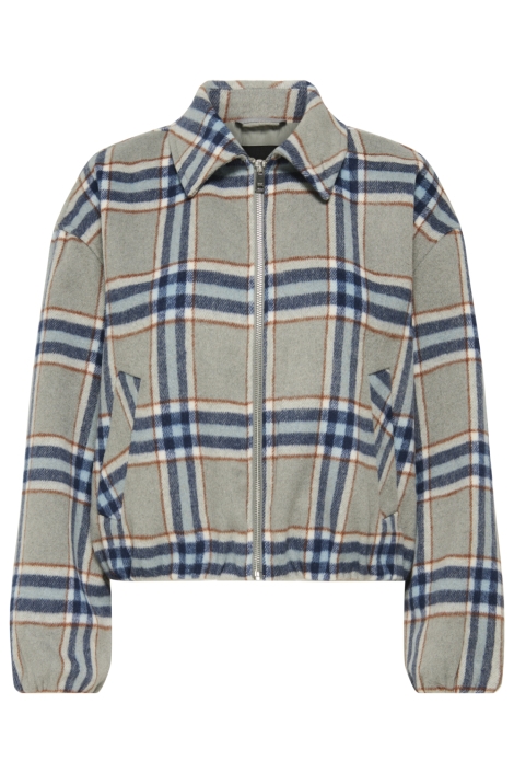 Only grijze dames vest | Vooraanzicht