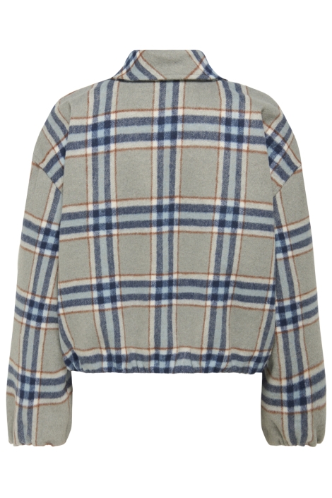 Only grijze dames vest | Achteraanzicht