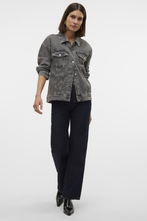 Vero Moda grijze dames jas | Model