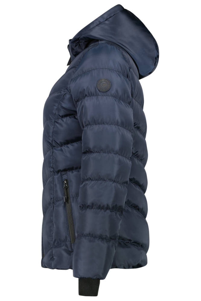 Cars blauwe dames jas | Zijaanzicht