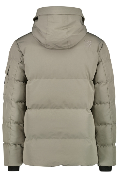 Cars taupe heren jas | Achteraanzicht