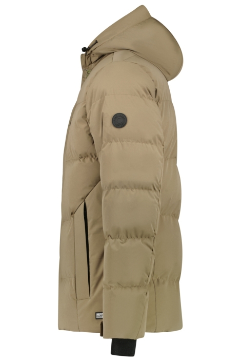 Cars groene heren jas | Zijaanzicht