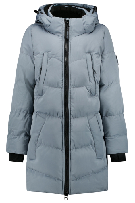 Cars grijze dames jas | Vooraanzicht