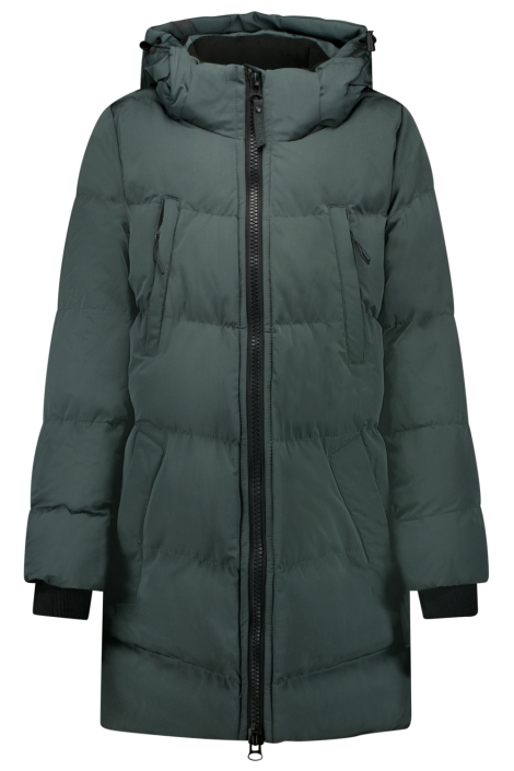 Cars groene dames jas | Vooraanzicht