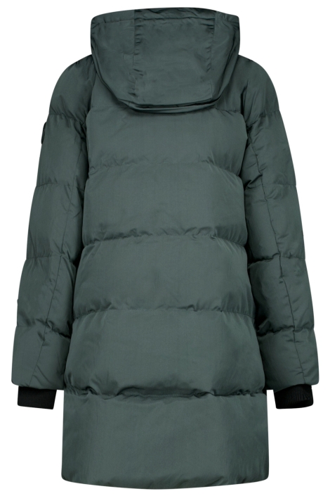 Cars groene dames jas | Achteraanzicht