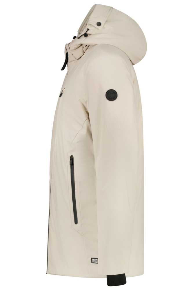 Cars beige heren jas | Zijaanzicht