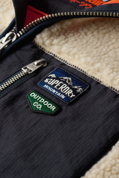 Superdry beige heren jas | Unique Selling Point